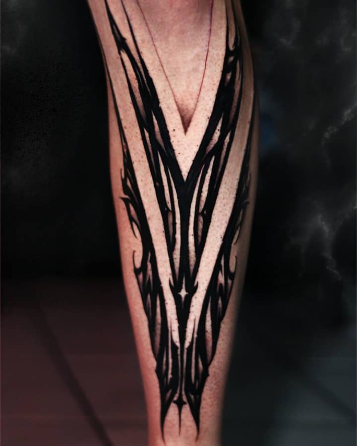 Tattoo DARK LETTERING — LETTERING, Warszawa